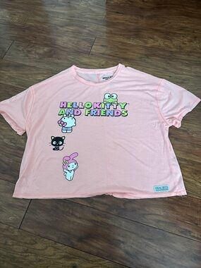 Hello Kitty Pastel Characters Pink Graphic Tee